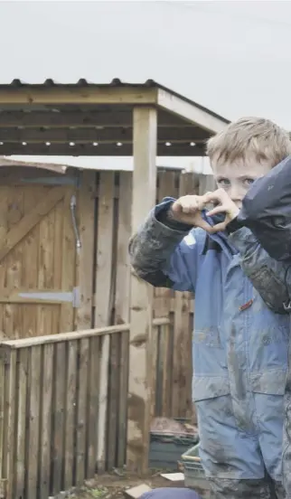  ??  ?? 0 Getting children out into the fresh air and letting them get dirty while they are doing it is an approach that an increasing number of nurseries are following throughout Scotland