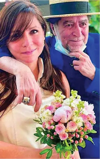  ?? INSTAGRAM ?? Joaquín Sabina y Jimena Coronado, una pareja unida desde 1999