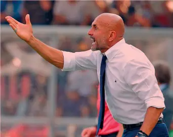  ?? AFP ?? Luciano Spalletti, 58, prima stagione sulla panchina dell’Inter. Finora 6 vittorie su 7 in campionato