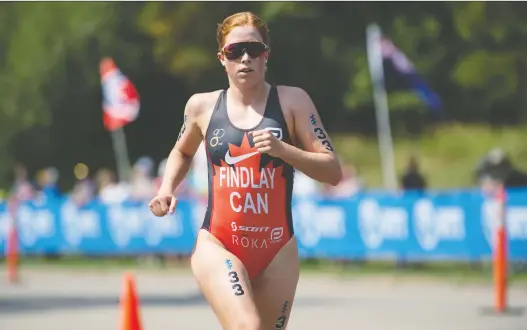  ?? SHAUGHN BUTTS FILE ?? Paula Findlay of Edmonton, here, racing at Hawrelak Park in 2017, won the PTO World Championsh­ip Challenge Sunday in Daytona, Fla., and a $100,000 purse.