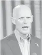  ??  ?? A FAU poll shows Republican Rick Scott, above, with 44 percent of voters surveyed, and Democrat Bill Nelson, below, with 40 percent.