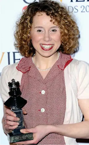  ??  ?? Proud: Olivier-winner Michelle Terry will take over next April