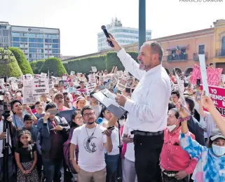  ?? FRANSICSO CARMONA ?? Pidió que
continúen denunciand­o.