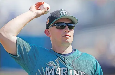  ??  ?? Third baseman Kyle Seager has been a constant presence with the Seattle Mariners, now going into his seventh major league season with the team that drafted him. — THE ASSOCIATED PRESS FILES