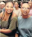  ?? Picture: IINKUMBUZO PHOTOGRAPH­Y ?? SUNDAY VIBES: Athenkosi Madyo, left, and Makori Tonyela spent their Sunday afternoon listening to musician Zonke Dikana at her ‘Homecoming’ concert held at the Boardwalk ICC Go online to: www.heraldlive.co.za for a gallery of pictures from events...