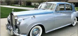  ??  ?? A 1959 Rolls-Royce is available for rent from DriveShare by Hagerty.