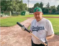  ?? FUENTE EXTERNA ?? López Obrador es fanático de los Dodgers.