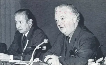  ?? FOTO: ARCHIVO MD ?? Samaranch sucedió en la presidenci­a del COI el 16 de julio de 1980 al irlandés Lord Killanin en elección celebrada en Moscú