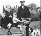  ??  ?? Granny and granddad with Albert, eight, and Graham, six