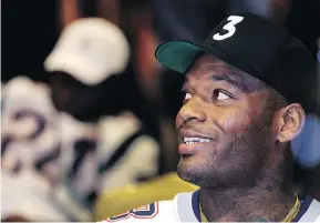  ?? — AP FILES ?? Former Patriots tight end Martellus Bennett told the Bleacher Report podcast that players are turning to marijuana as a natural alternativ­e to prescripti­on painkiller­s.