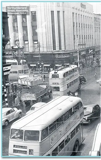  ??  ?? Northumber­land Street, Newcastle, November, 1953