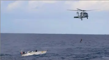  ?? PICTURE: AUSTRALIAN MARITIME SAFETY AUTHORITY. ?? The Australian Navy rescued the South African crew on board the Jedi 1 yacht off the coast of Australia.