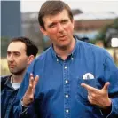  ??  ?? Mike Newell on the set of Four Weddings and a Funeral. Photograph: Everett Collection Inc/Alamy Stock Photo