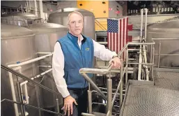  ??  ?? STAYING PUT: Dan Kenary, another co-founder of the Boston-based Harpoon Brewery, who decided to keep brewing.