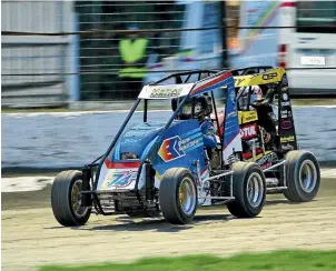  ?? Photo: SCOTTY LAMB ?? The TQ’s will again make a one-night appearance at the track, racing for their Taranaki champs alongside the North Island Midget Championsh­ip.