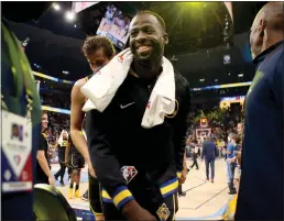  ?? KARL MONDON – STAFF PHOTOGRAPH­ER ?? Forward Draymond Green, in his 10th NBA season, is seeking a fourth ring after winning championsh­ips with the Warriors in 2015, '17 and '18.