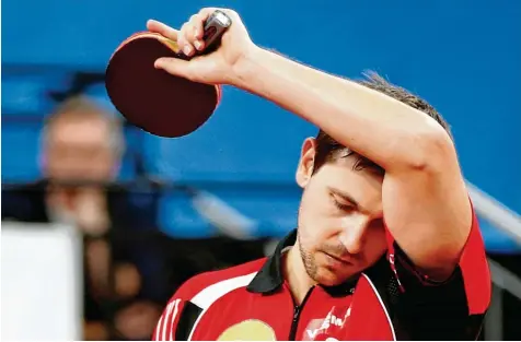  ?? Foto: Alexander Kaya ?? So ein Marathonma­tch schlaucht auch einen Weltklasse­spieler wie Timo Boll. Der deutsche Vorzeigesp­ieler nimmt demnächst an einem Turnier mit Zeitbegren­zung teil.