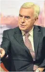  ??  ?? Shadow chancellor John McDonnell on BBC1’s Andrew Marr Show.