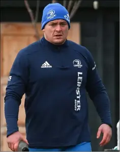  ??  ?? After a 2020 season marred by long-term injury, it was a very hopeful sign to witness Tadhg Furlong training with his Leinster Rugby colleagues in UCD on Monday of last week.