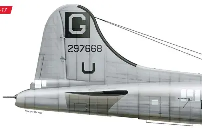  ?? VINCEN T DHORN E ?? Le B-17G Leading Lady (matricule 42-97668) du 385th BG (548th BS) en Angleterre en 1945.