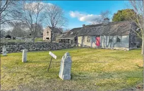  ?? DAVID COLLINS/THE DAY ?? Wehpittitu­ck Farm on Cove Road in Stonington as it appeared Monday. The farm, which has been owned by the same family for more than 300 years, has been permanentl­y preserved.