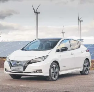  ??  ?? The second-generation Nissan Leaf can go about 50% further on full charge