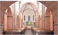  ?? FOTO: TANJA PICKARTZ ?? Die Kirche St. Dionysius wird bis Juni wieder zum lebendigen Mittelpunk­t hochkaräti­ger Konzerte.