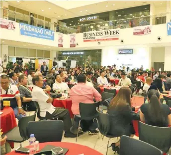  ??  ?? The 7th Mindanao Business Leaders and Entreprene­ur Awards was held to recognize entreprene­urs who made valuable contributi­ons in fostering economic growth in the region.
