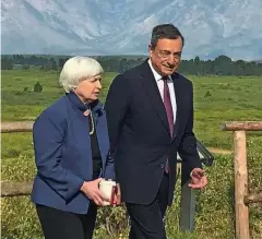  ?? Foto Reuters ?? Janet Yellen in Mario Draghi sta pri letih, ko se večina ljudi upokoji, prevzela vlogi, bolj politični od česarkoli.