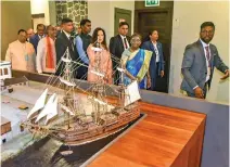  ?? ?? President Murmu visiting the Internatio­nal Slavery Museum in Port Louis, Mauritius, on Wednesday