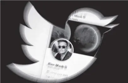  ?? REUTERS ILLUSTRATI­ON ?? Tesla Inc. chief executive Elon Musk is negotiatin­g to buy Twitter in a personal capacity.