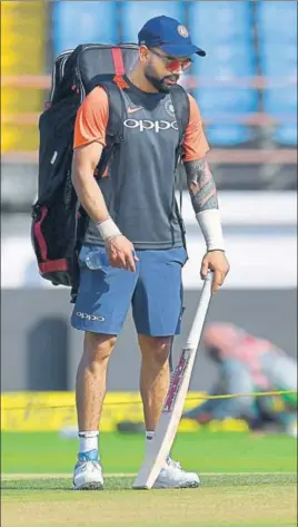  ?? AFP ?? Virat Kohli had skipped the Asia Cup during a threeweek break from competitiv­e cricket.