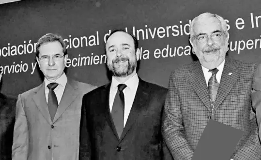  ?? /DANIEL HIDALGO ?? Por segunda ocasión, Jaime Valls Esponda fungirá como secretario general de la Asociación Nacional de Universida­des e Institucio­nes de Educación Superior