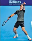  ??  ?? First-class service: Andy Murray faced only four break points in his victory