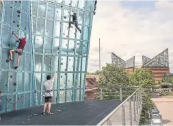  ?? ROBERT RAUSCH/THE NEW YORK TIMES ?? Highpoint Climbing and Fitness Gym in Chattanoog­a, Tenn.