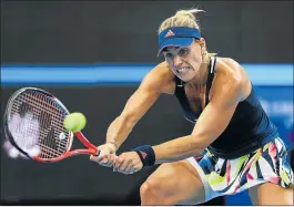  ??  ?? ANGELIQUE KERBER – was on top of her game and shouldered Serena Williams off her perch