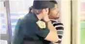  ?? COURTESY ?? Palm Beach Sheriff’s Deputy Charles Rhoades was placed on administra­tive leave after a video was posted on social media of him arresting a man saying,“I’ll show you what [expletive] freedom of speech is.”