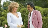  ?? PANTELION FILMS ?? Raquel Welch and Eugenio Derbez star in 2017’s “How To Be a Latin Lover,” which was Welch’s final film.