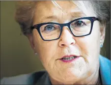  ?? CP PHOTO ?? Former Quebec premier Pauline Marois speaks during an interview with The Canadian Press in Montreal last week.