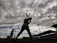  ?? GREGORY BULL — THE ASSOCIATED PRESS ?? The Indians’ Ernie Clement waits to bat during the ninth inning of a spring training game against the White Sox on Feb. 28in Glendale, Ariz.