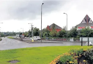  ??  ?? The government grant will allow the council to replace the roundabout at the junction of the Silk Road and Hibel Road with ‘phased traffic lights’