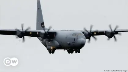  ??  ?? El modelo Hércules C-130 que fue donado a Colombia por parte de Estados Unidos.