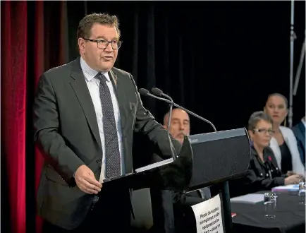  ?? PHOTO: ROBERT KITCHIN/STUFF ?? Contributi­ons to the NZ Super Fund will total $7.7 billion over five years, Finance Minister Grant Robertson said yesterday.