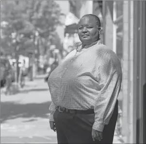  ?? CP PHOTO ?? Consultant Tomee Sojourner-Campbell, who specialize­s in the area of consumer racial profiling, poses for a portrait in Toronto on Sunday.