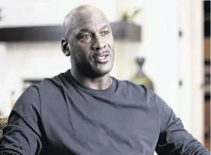  ?? ESPN/Netflix, file ?? Michael Jordan speaks during part of the ESPN docuseries ‘The Last Dance.’ The 10-part docuseries details the Chicago Bulls’ last title run during the National Basketball Associatio­n’s 1997-98 season.