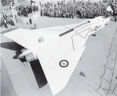  ??  ?? The Avro Arrow was built by the Canada’s military to intercept Soviet bombers.