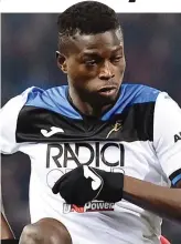  ??  ?? Ebrima Colley, 21 anni, punta gambiana dell’Atalanta