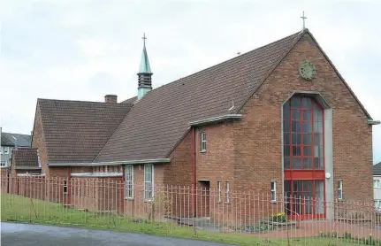  ??  ?? Repairs St Cadoc’s will benefit from £2355 of repairs after a recent fundraisin­g curry night, hosted by Father Rodrigues