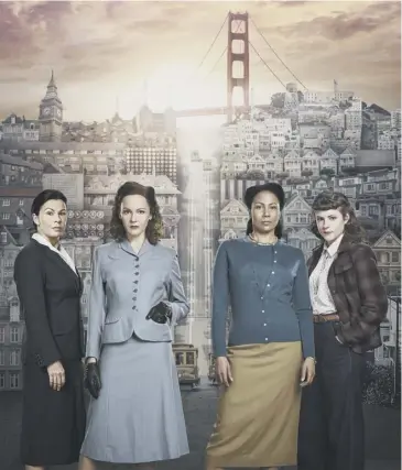  ??  ?? ITV spin-off showthe Bletchley Circle: San Francisco, main; Elephants On The Move, inset