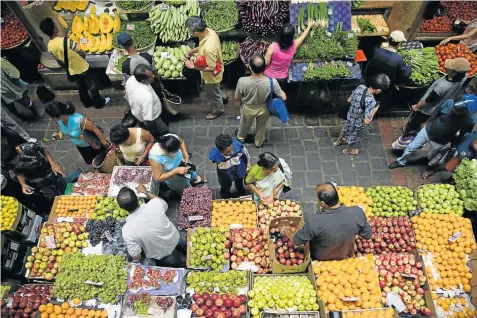  ?? Picture: GALLO IMAGES/ALAMY ?? SPOILT FOR CHOICE: Freshness abounds at Central Market in Port Louis, Mauritius